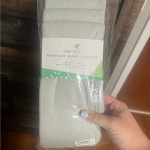 Copper Pearl Burp Cloths